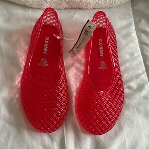 Old Navy Women's Vibrant Red Mesh Loafers
